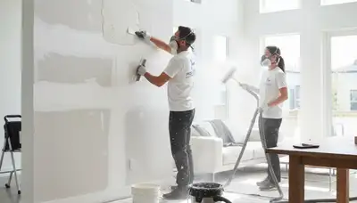 Professional drywall repair and wall painting service in Overland Park, KS home interior