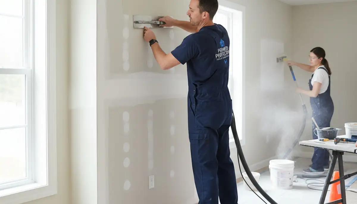 Professional drywall repair and wall restoration in Overland Park, KS home interior