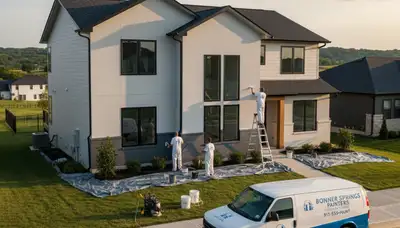 Interior painting team serving Overland Park, KS for professional home painting services