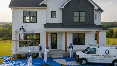 Interior painting service in Overland Park, KS for a professional house-painting business
