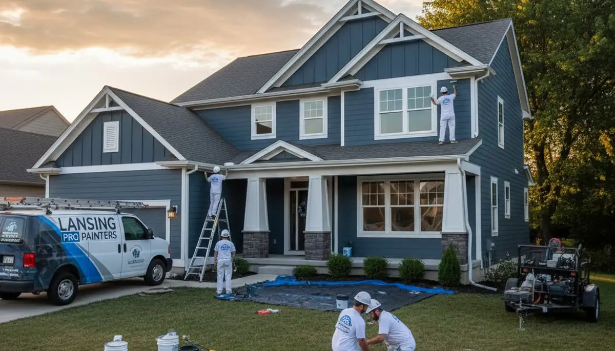 Interior painting service in Overland Park, KS for a professional house-painting project