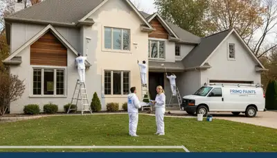 Professional house painters in Overland Park KS providing expert interior and exterior painting services