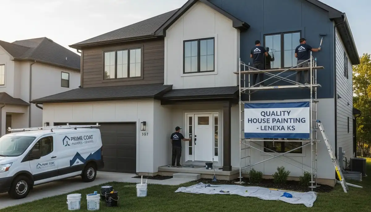 Interior painting service in Overland Park, KS for a professional house-painting project