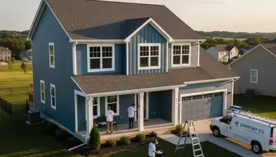 Interior painting team serving Overland Park, KS, delivering professional house painting services