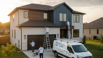 Interior painting service in Overland Park, KS for a home by InteriorPaintingOverlandParkKS.com