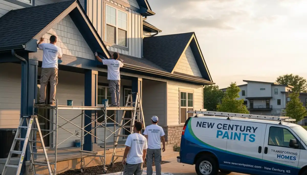 Interior painting team serving Overland Park, KS with professional house-painting services
