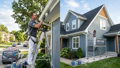 Professional house painters in Overland Park KS enhancing home interiors with quality paint finishes