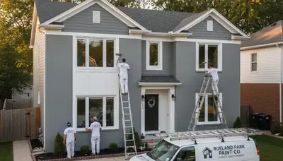 Interior painting service in Overland Park, KS for residential home walls and rooms
