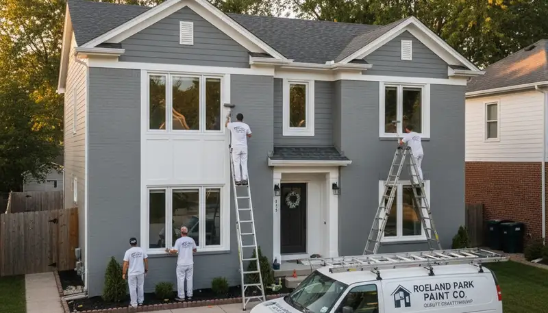 Interior painting service in Overland Park, KS for residential home walls and rooms
