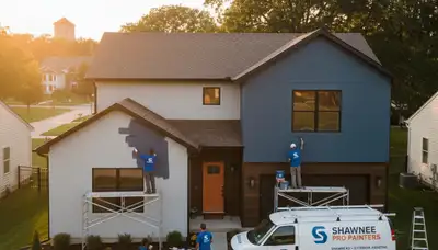 Professional house painters in Overland Park KS providing expert interior painting services