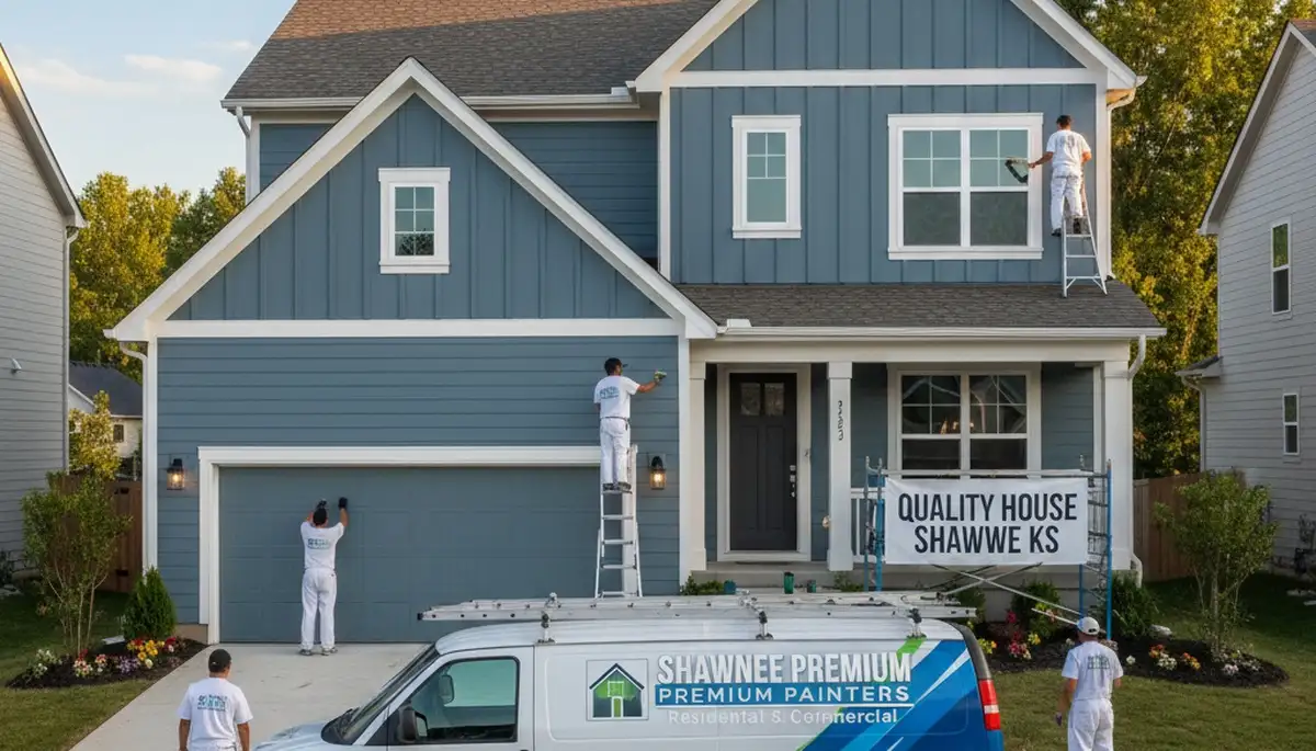 Professional house painters in Overland Park KS providing expert interior painting services