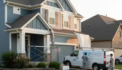 Interior house painting service in Overland Park, KS by professional painters